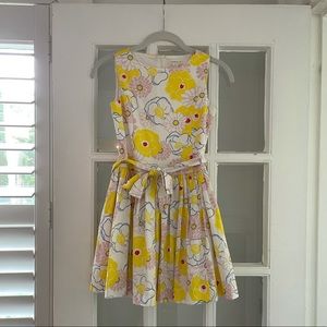 Crewcuts Yellow Floral Girls Dress
